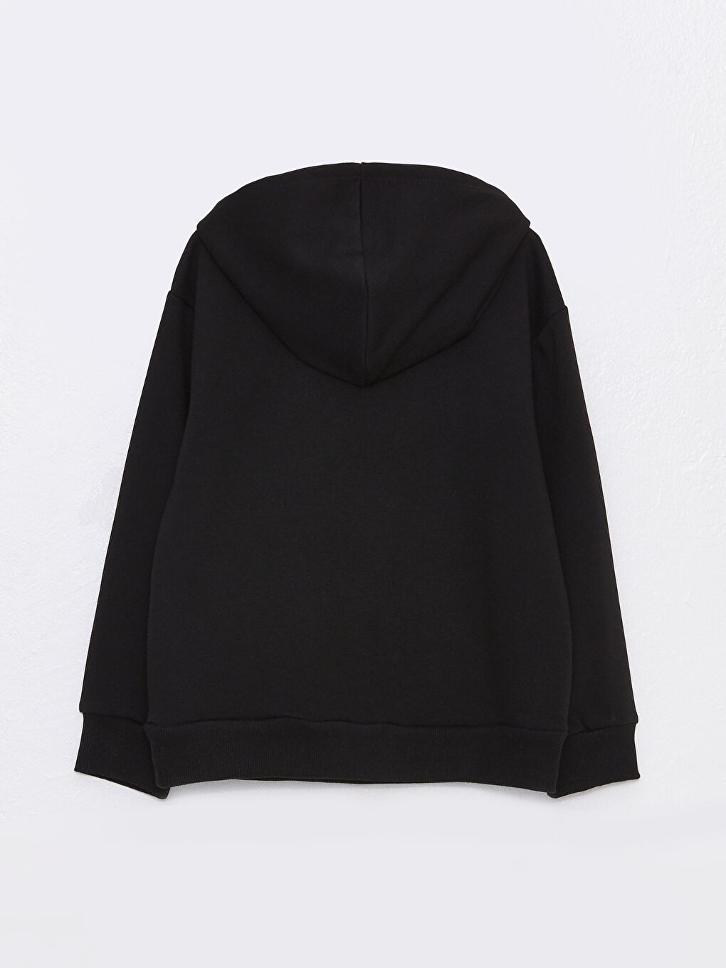 Hooded Printed Long Sleeve Girls' Sweatshirt-1