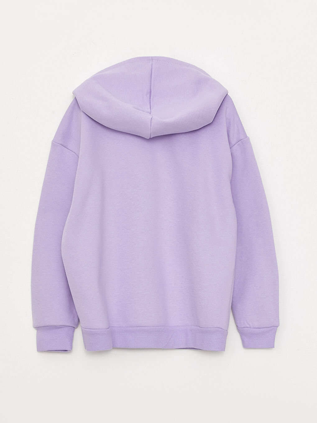 Hooded Printed Long Sleeve Girls' Sweatshirt-1