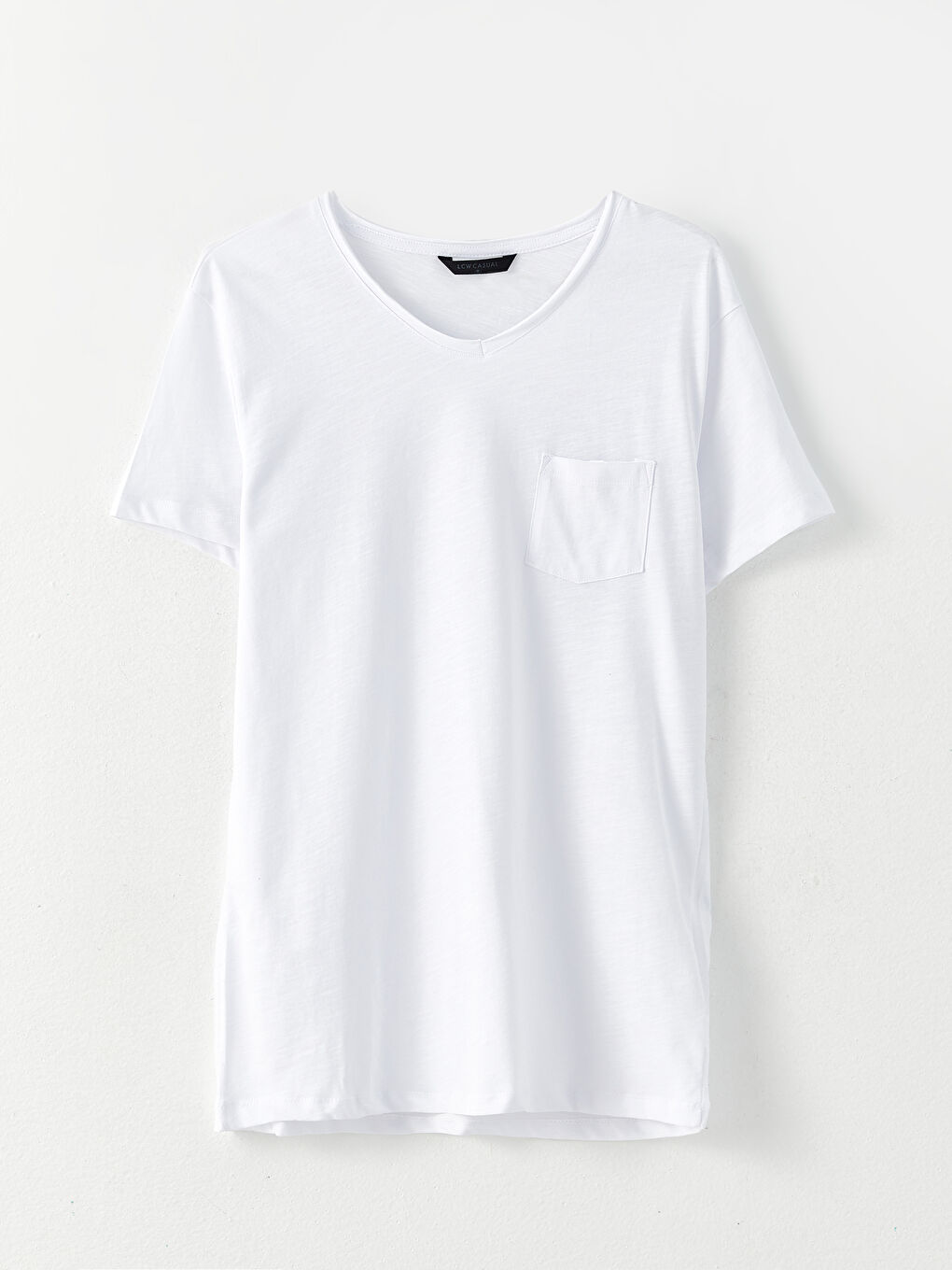 V-Neck Short Sleeve Jersey Men's T-Shirt-5