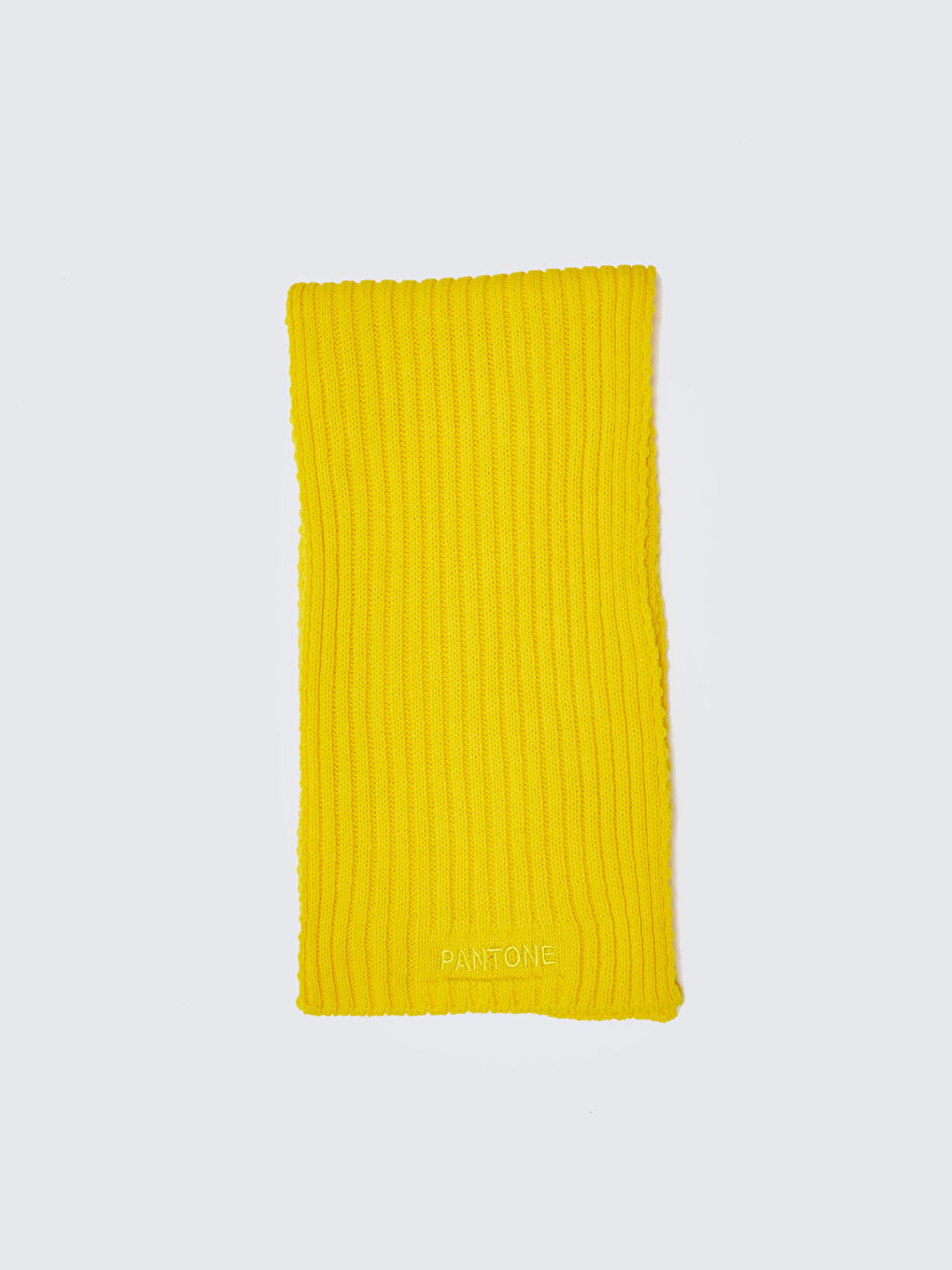 Sarı Yazı Nakışlı Unisex Çocuk Atkı-1