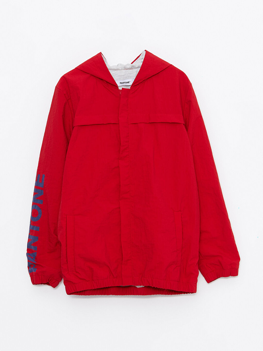 Hooded Printed Unisex Kids Raincoat-1