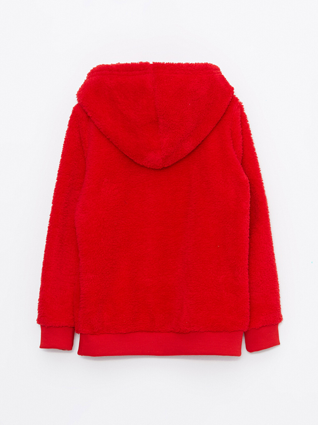 Pembe Kapüşonlu Nakışlı Uzun Kollu Unisex Çocuk Sweatshirt-2