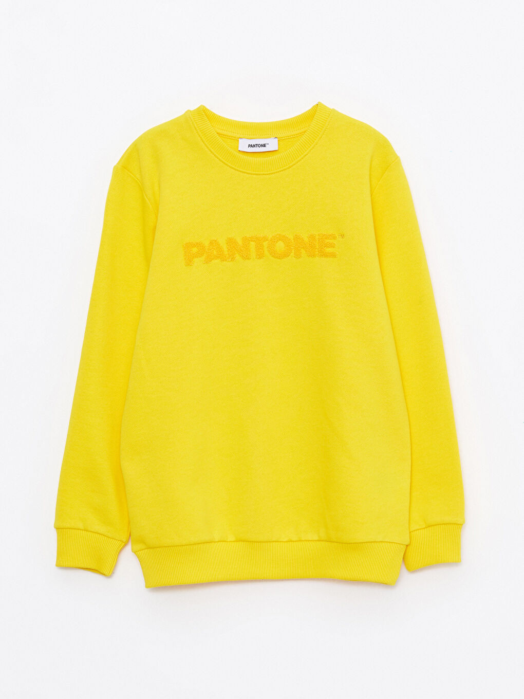 Crew Neck Embroidered Long Sleeve Unisex Kids Sweatshirt-3