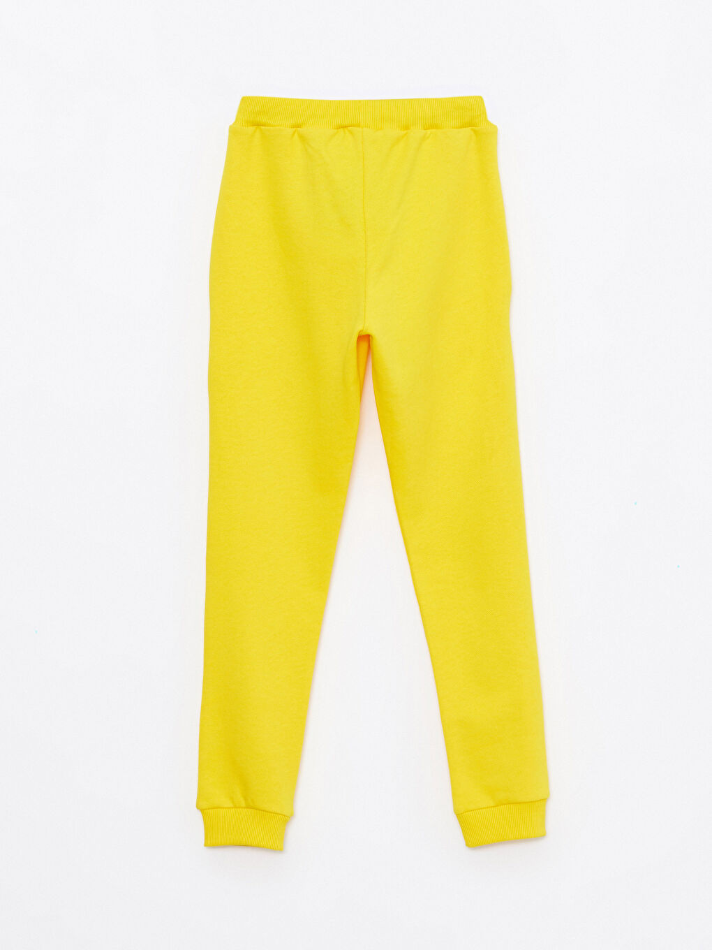 Sarı Beli Lastikli Nakışlı Unisex Çocuk Jogger Eşofman Altı-3