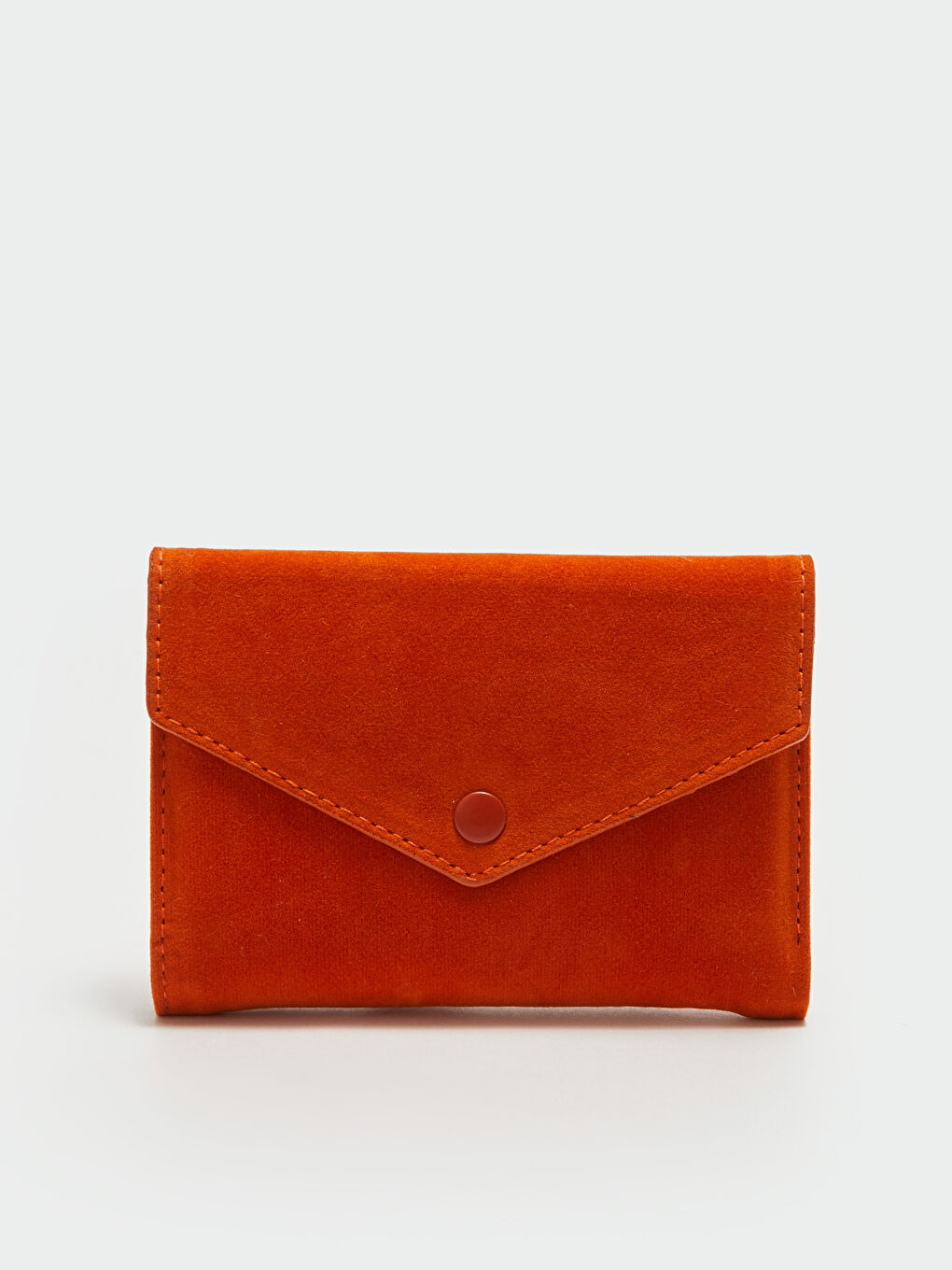 Kahverengi Kadın Kadife Cüzdan