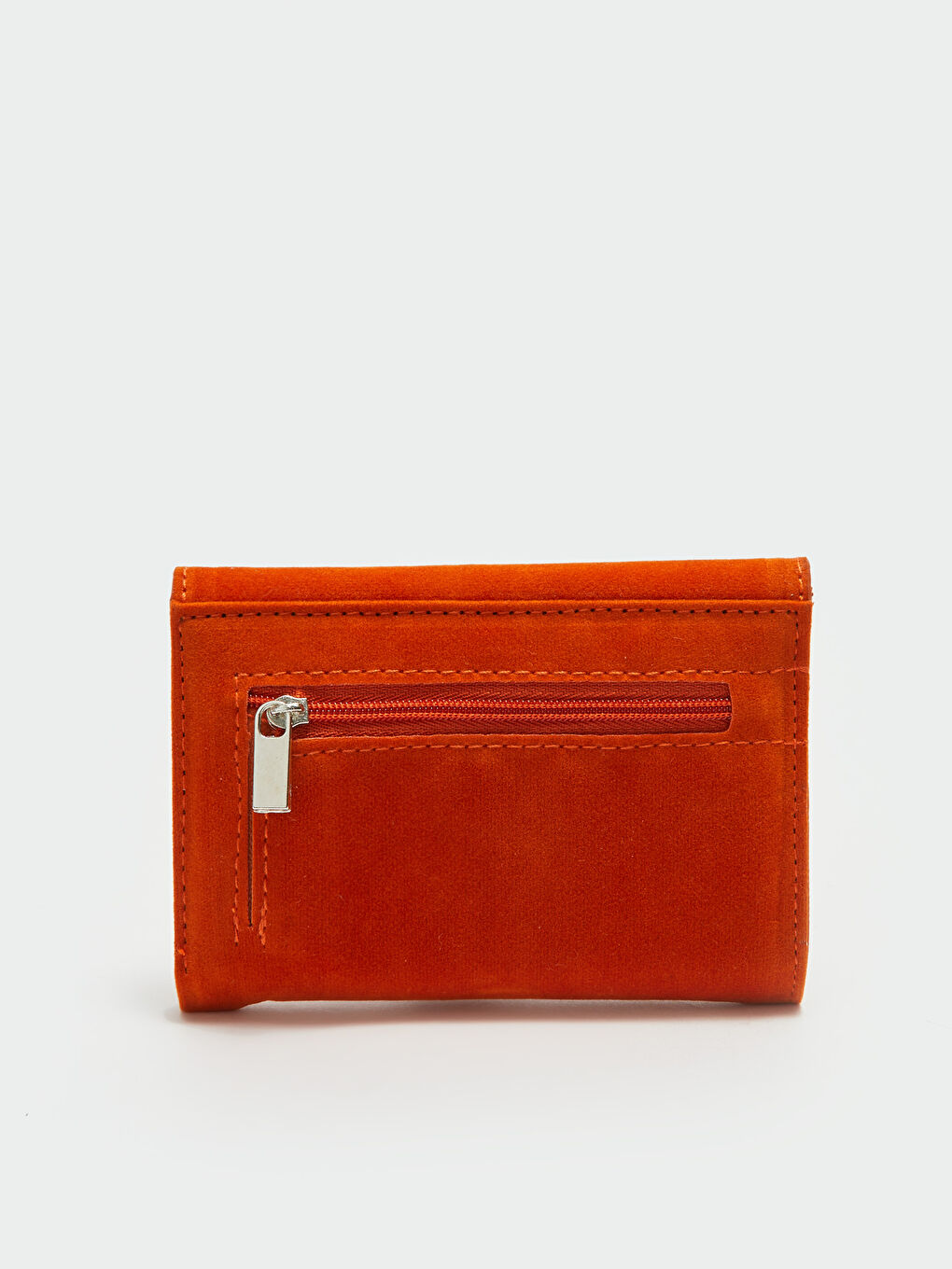 Kahverengi Kadın Kadife Cüzdan-2