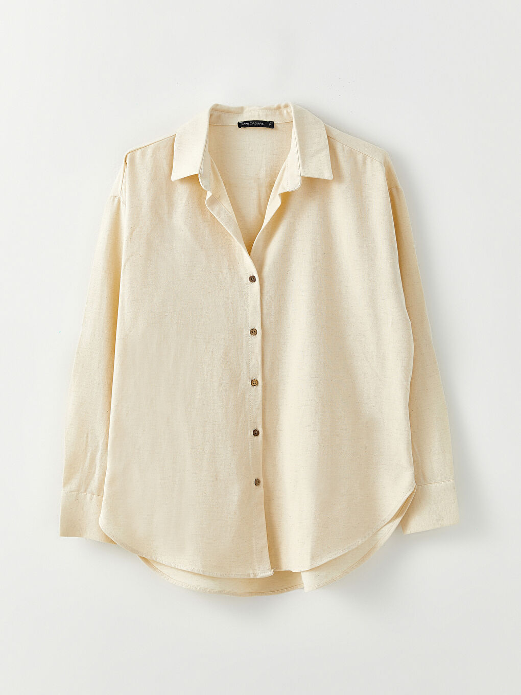 Plain Long Sleeve Women's Shirt-5