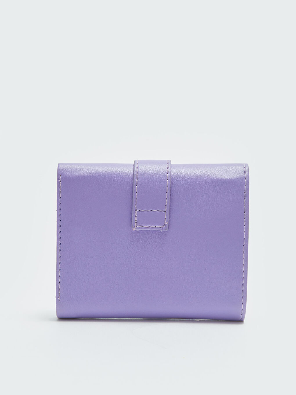 Lila Deri Görünümlü Kadın Cüzdan-2