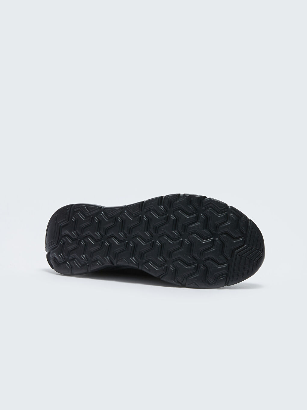 Siyah Bağcıklı File Detaylı Erkek Spor Ayakkabı-3