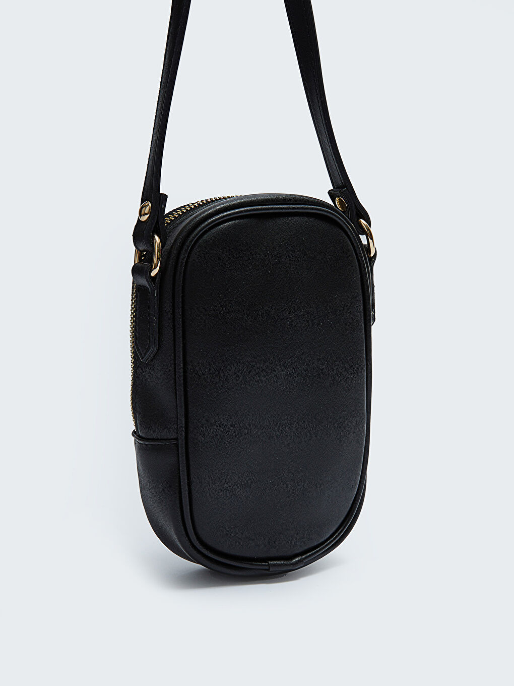 Siyah Kapitone Desenli Kadın Çapraz Çanta-5