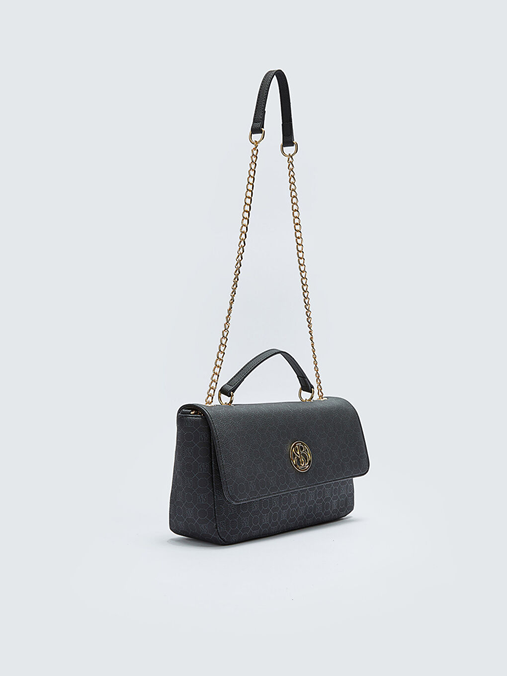 Sac bandoulière à motif monogramme pour Femmes-4