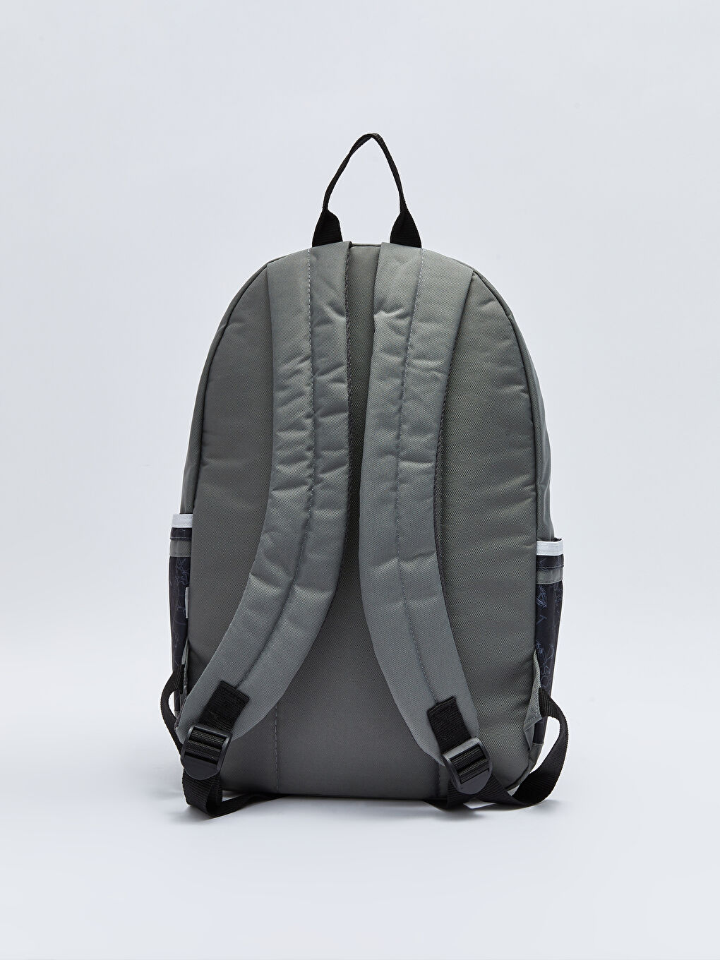 Gri Renk Bloklu Çocuk Sırt Çantası-2