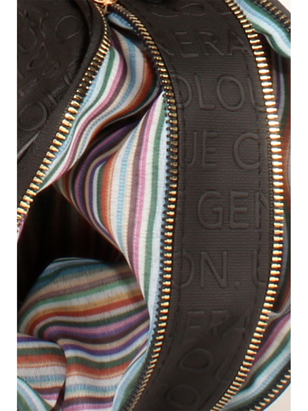 Siyah Deri Görünümlü Kadın Çapraz Çanta-1