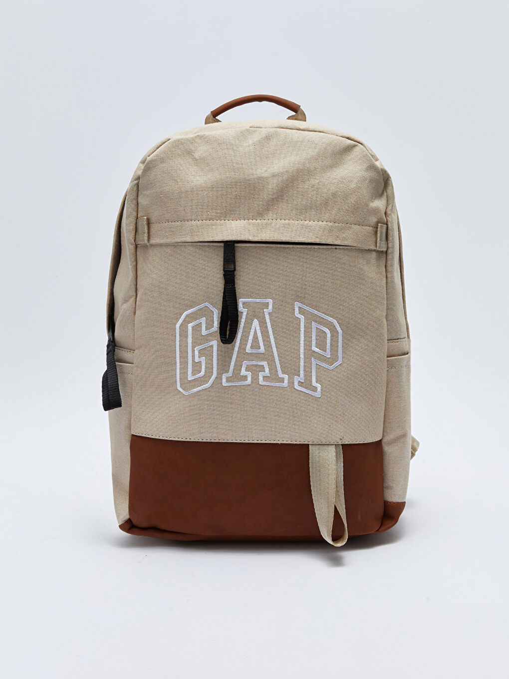 Beyaz Yazı Nakışlı Erkek Çocuk Sırt Çantası