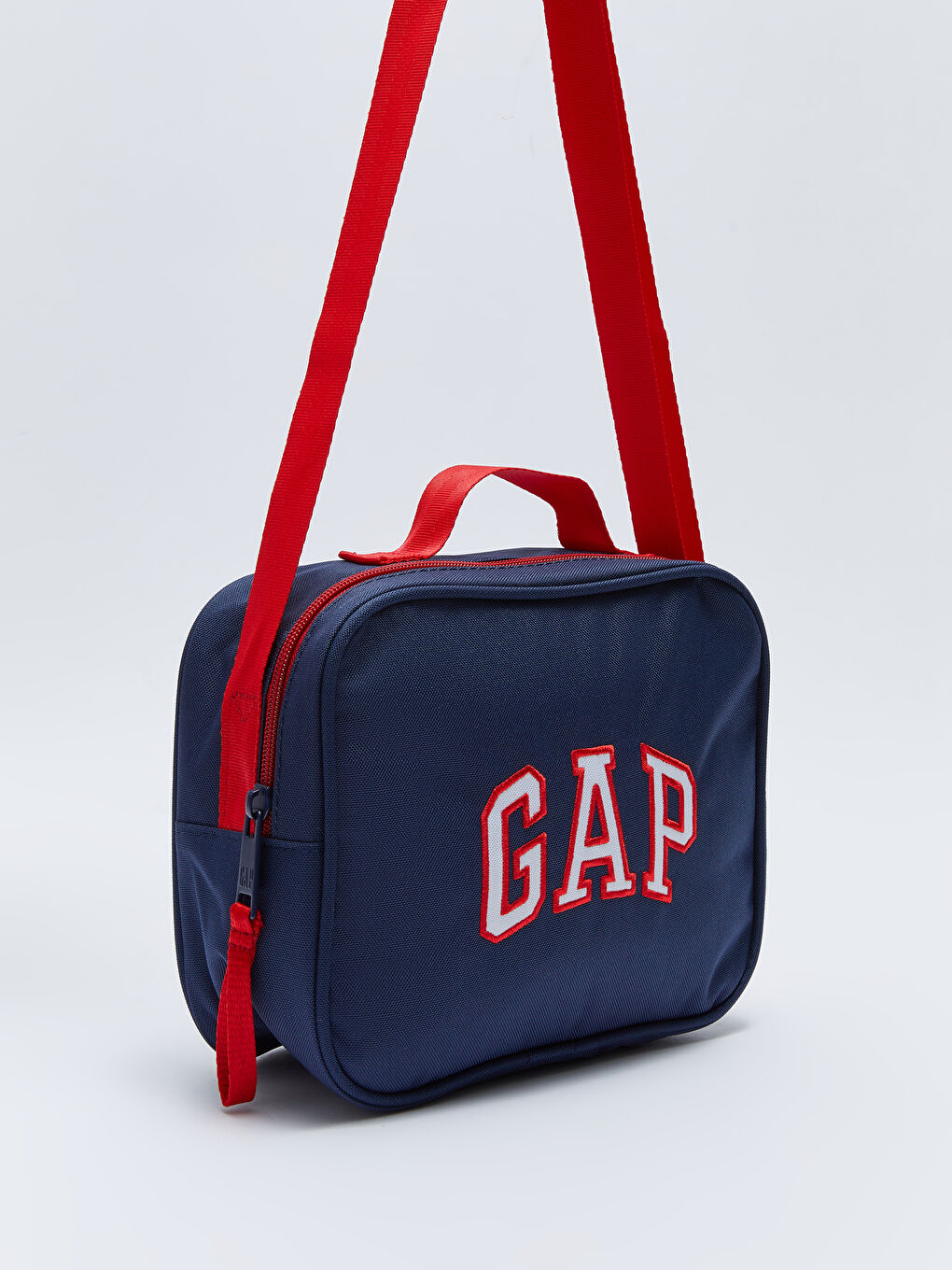 Lacivert Yazı Nakışlı Erkek Çocuk Beslenme Çantası-1