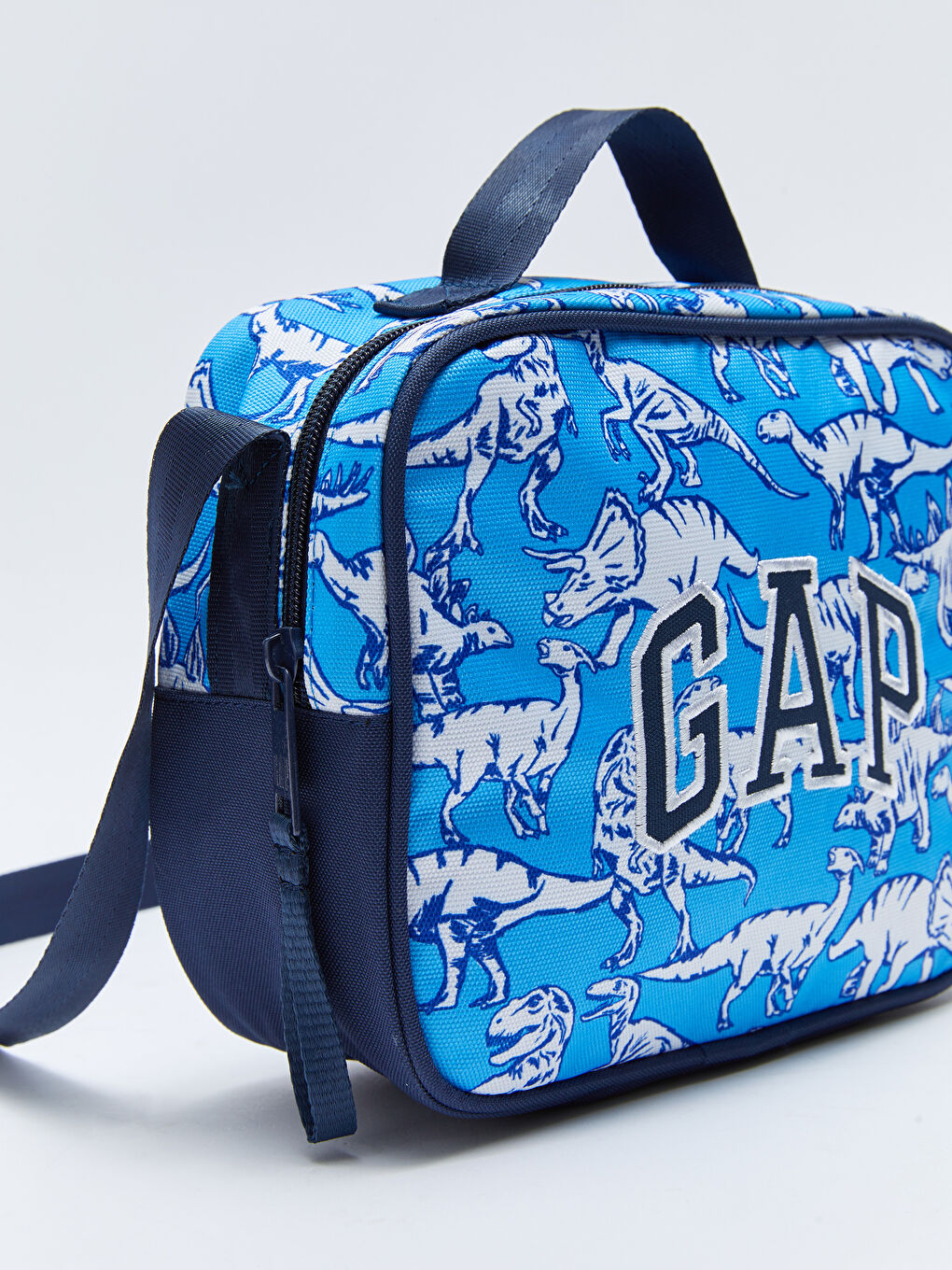 Mavi Desenli Erkek Çocuk Beslenme Çantası-3