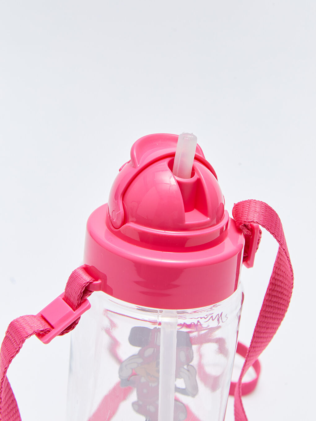 Minnie Mouse Licensed Girl Child Flask with Straw 500 Ml-2