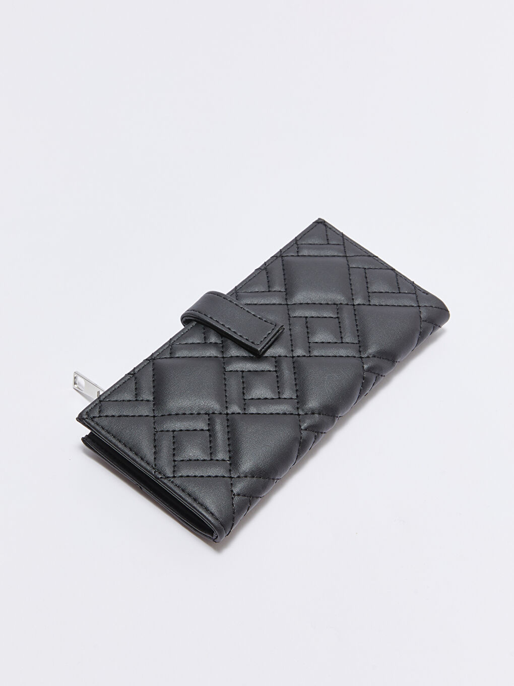 Leather Look Quilted Women Wallet