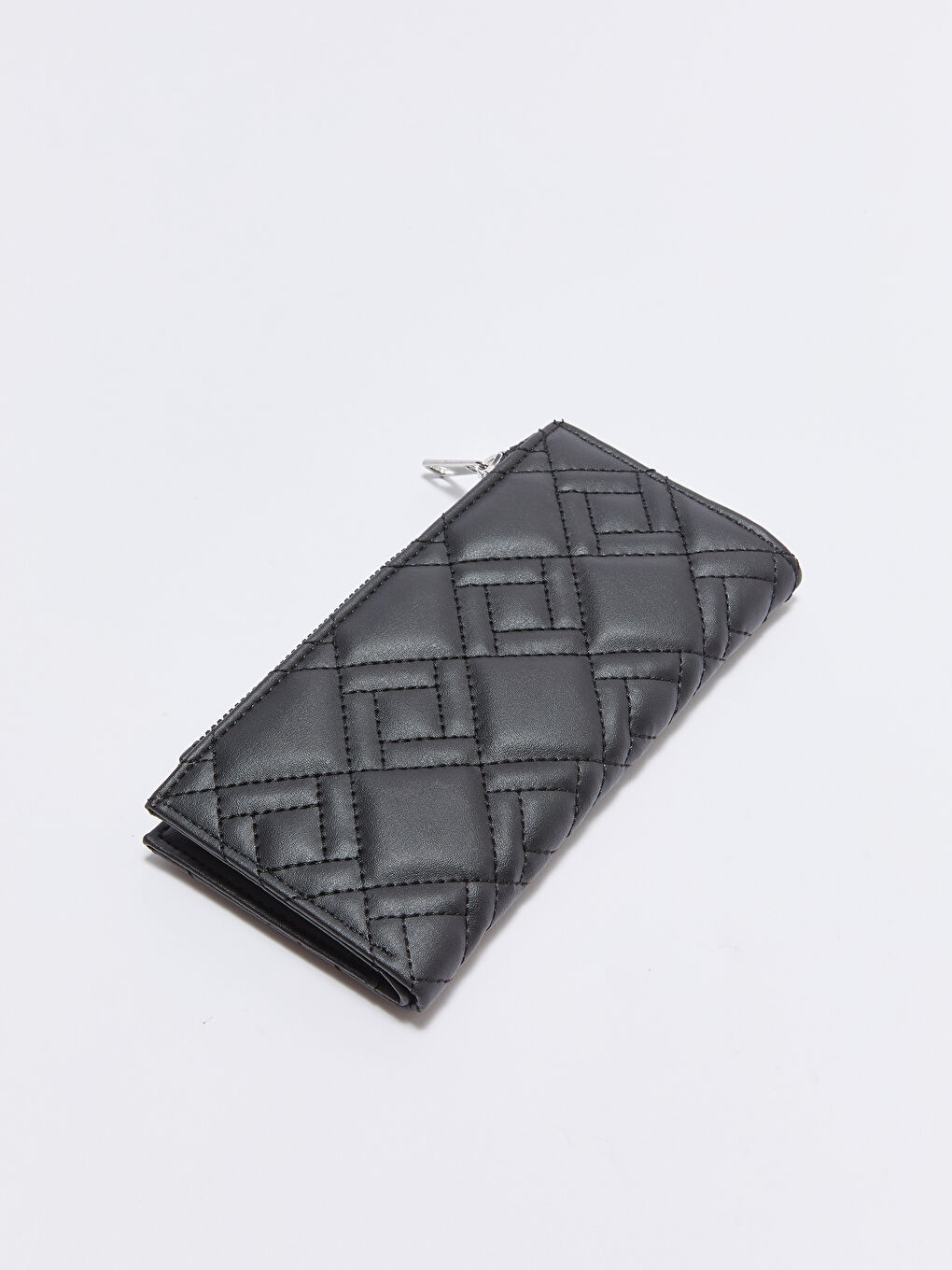 Leather Look Quilted Women Wallet-1