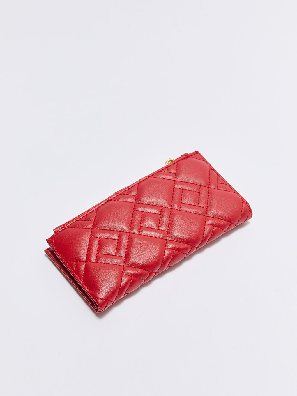 Portefeuille Femme Matelassé Aspect Cuir-1