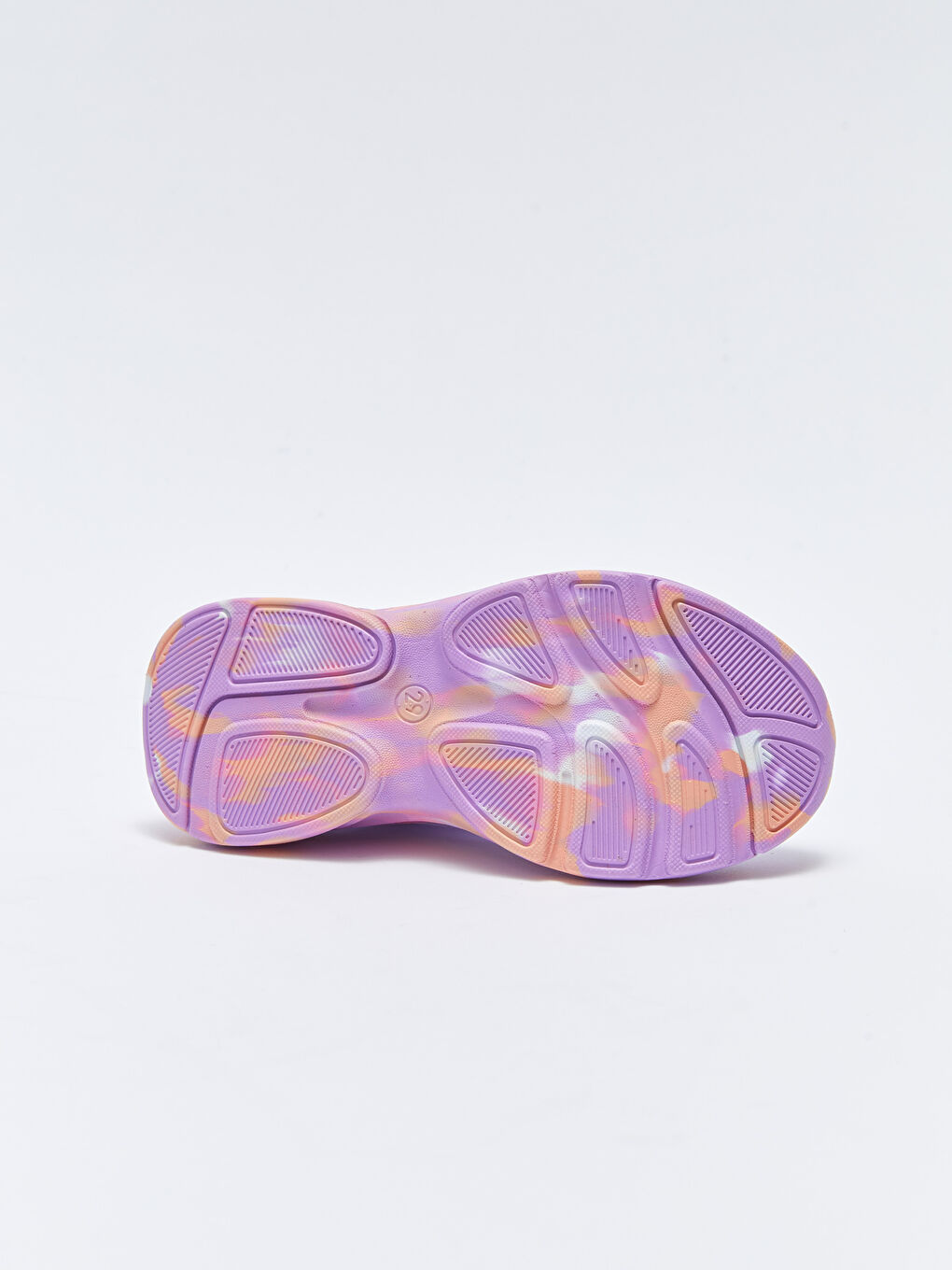 Lila Minnie Mouse Nakışlı Kız Çocuk Çorap Model Ayakkabı-3