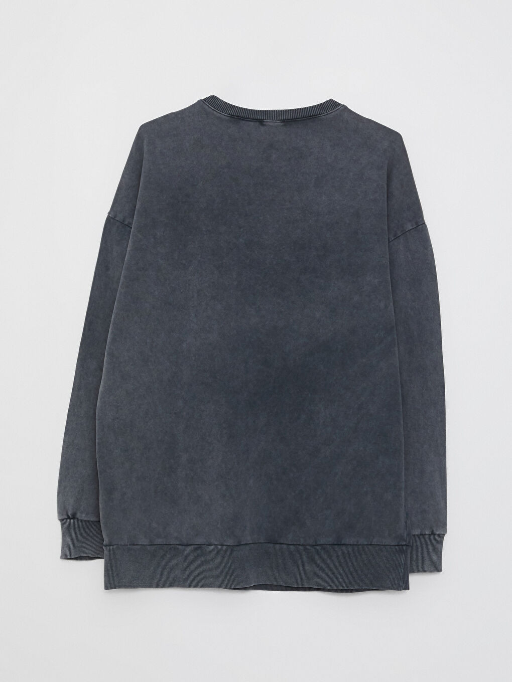 Crew Neck Mickey Mouse Printed Long Sleeve Oversize Women's Sweatshirt-6