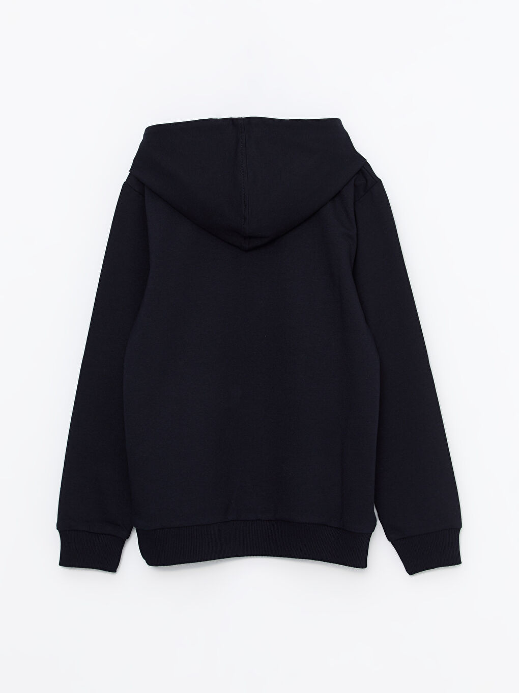 Lacivert Kapüşonlu Baskılı Uzun Kollu Erkek Çocuk Sweatshirt ve Eşofman Altı-10