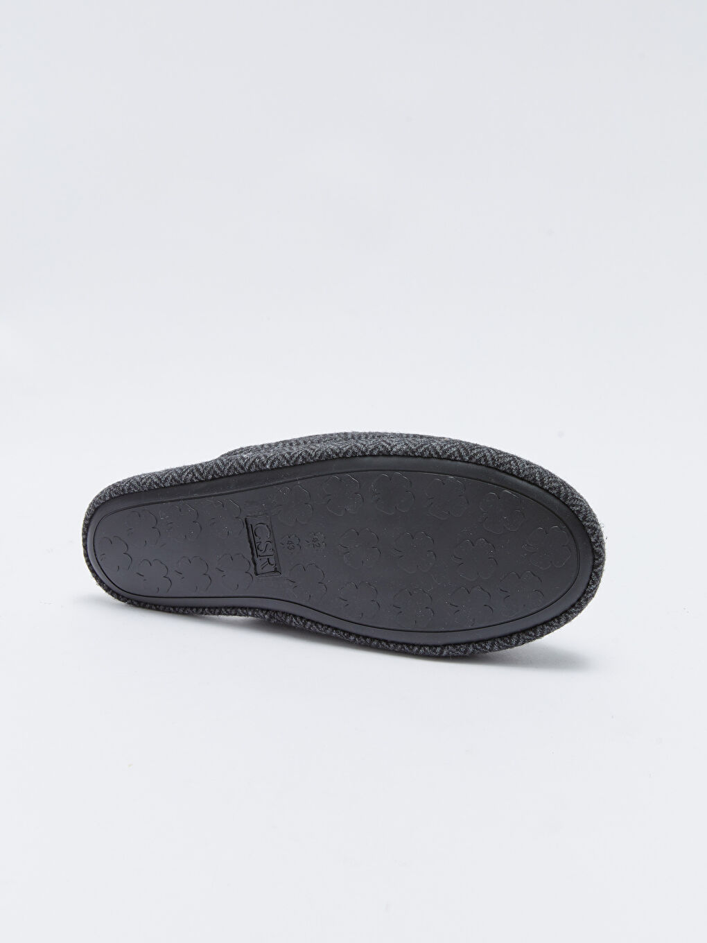 Siyah Desenli Önü Kapalı Erkek Ev Terliği-3