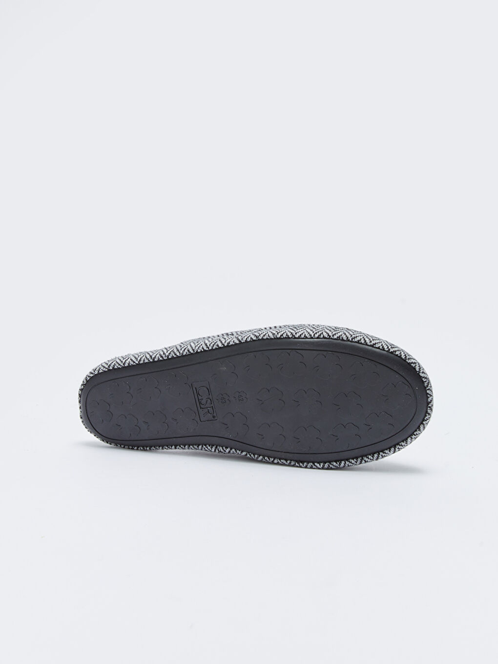 Gri Desenli Önü Kapalı Erkek Ev Terliği-3