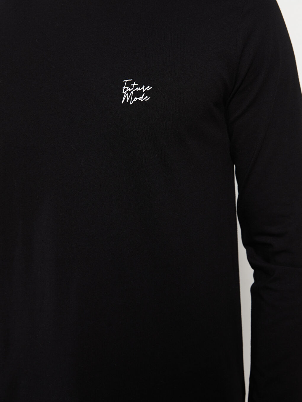 Haut de pyjama à col rond et manches longues pour hommes-3