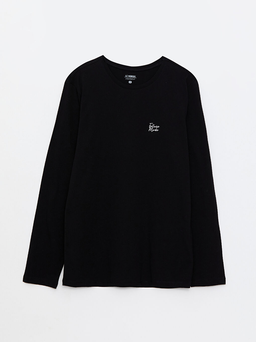 Haut de pyjama à col rond et manches longues pour hommes-5