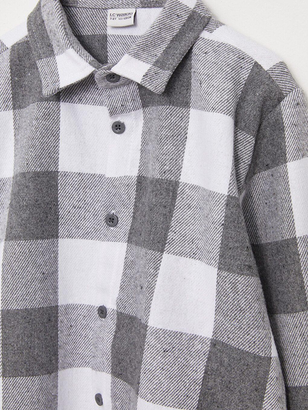 Plaid Long Sleeve Boys' Shirt-2