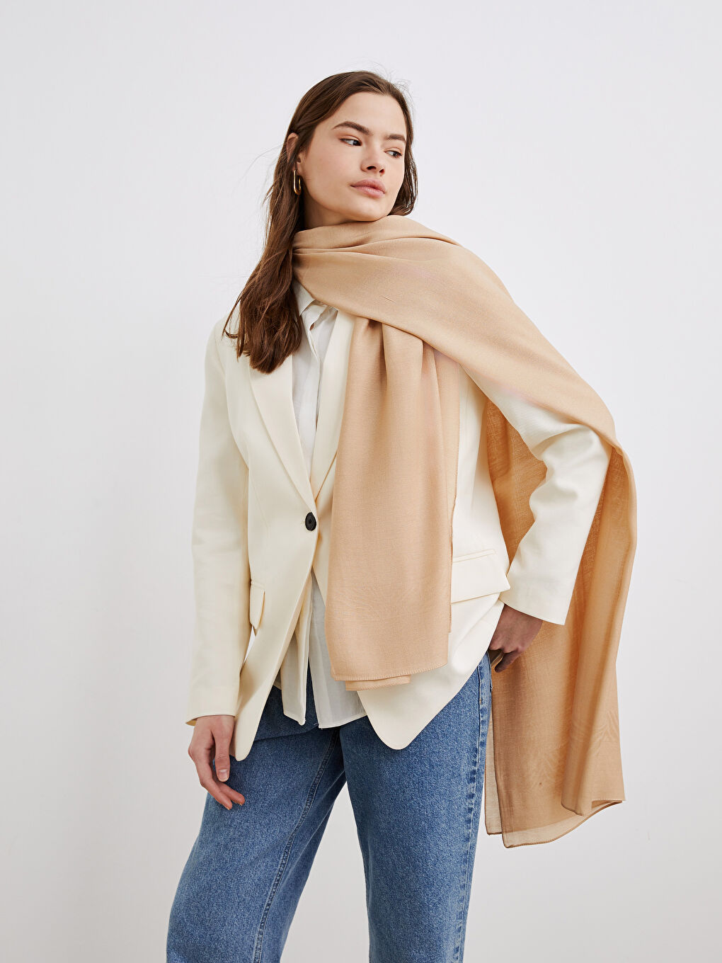 Women's Plain Scarf-2
