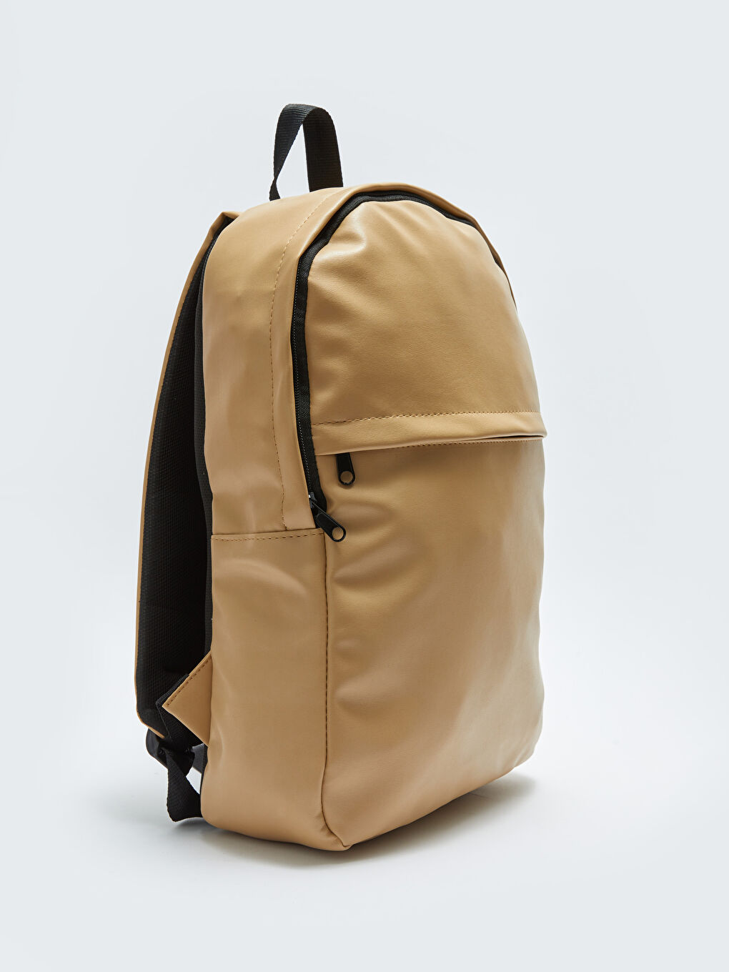 Kahverengi Deri Görünümlü Erkek Sırt Çantası-2