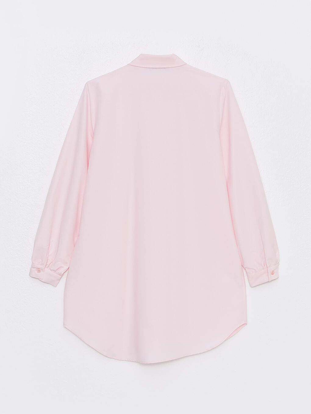 Plain Long Sleeve Women's Shirt Tunic-6