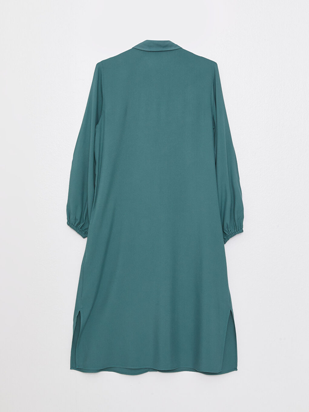 Plain Long Sleeve Women's Shirt Tunic-6