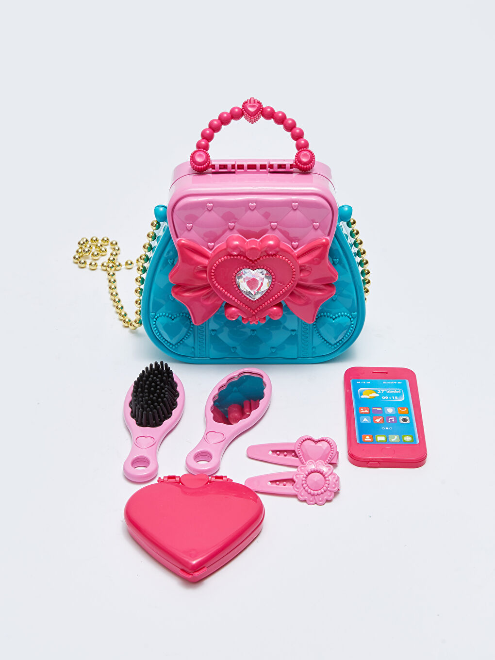 Çantalı Oyuncak Güzellik Seti-3