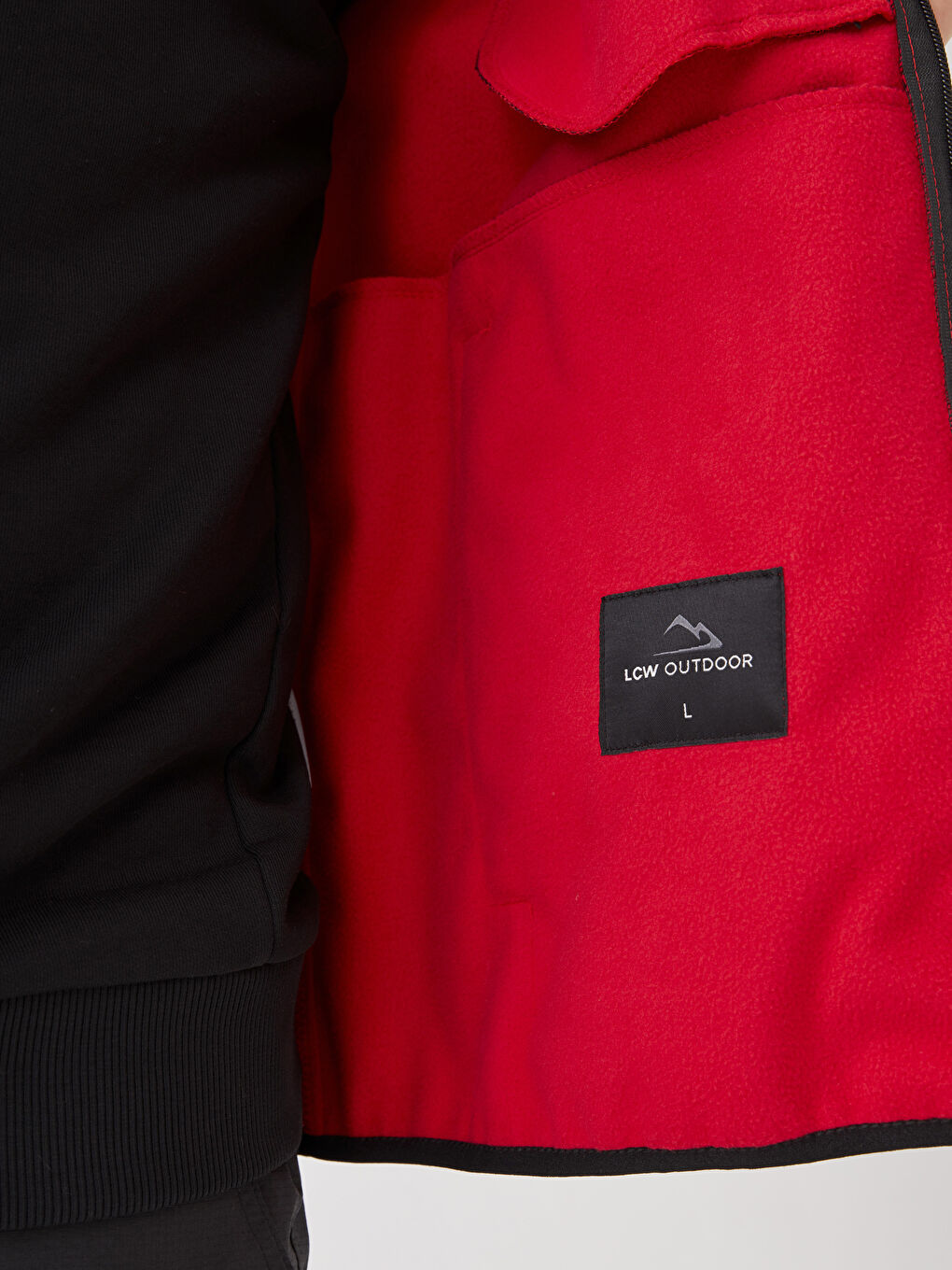 Regulär Geschnittener Regenmantel Für Herren Mit Kapuze-4