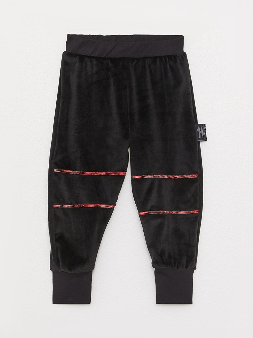 Siyah Bisiklet Yaka Uzun Kollu Unisex Bebek 2'li Takım-3