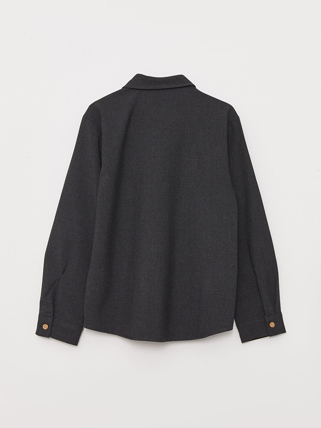 Basic Long Sleeve Boys' Shirt-1
