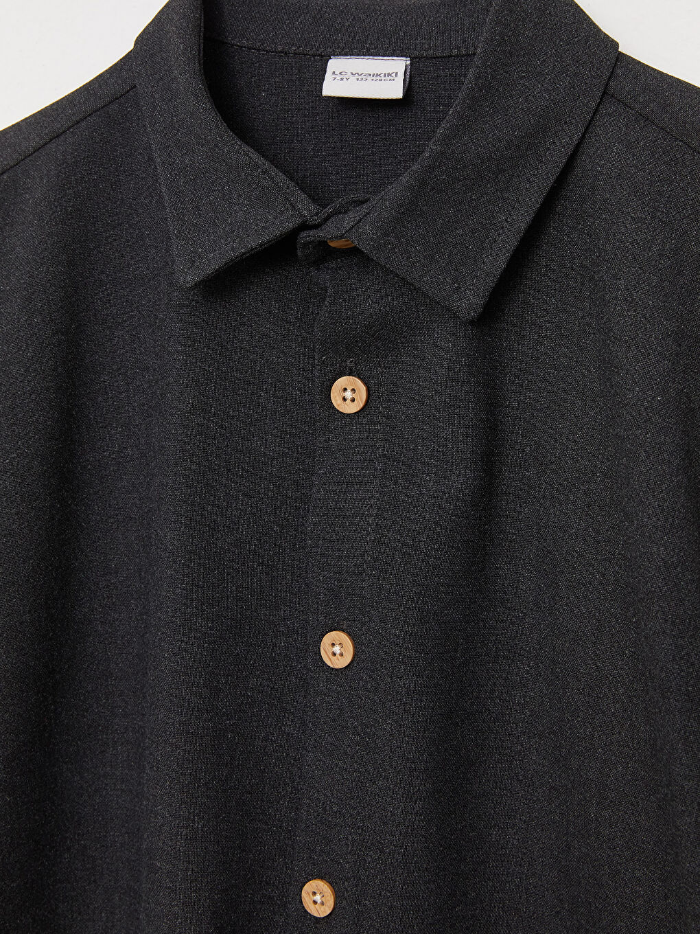 Basic Long Sleeve Boys' Shirt-2