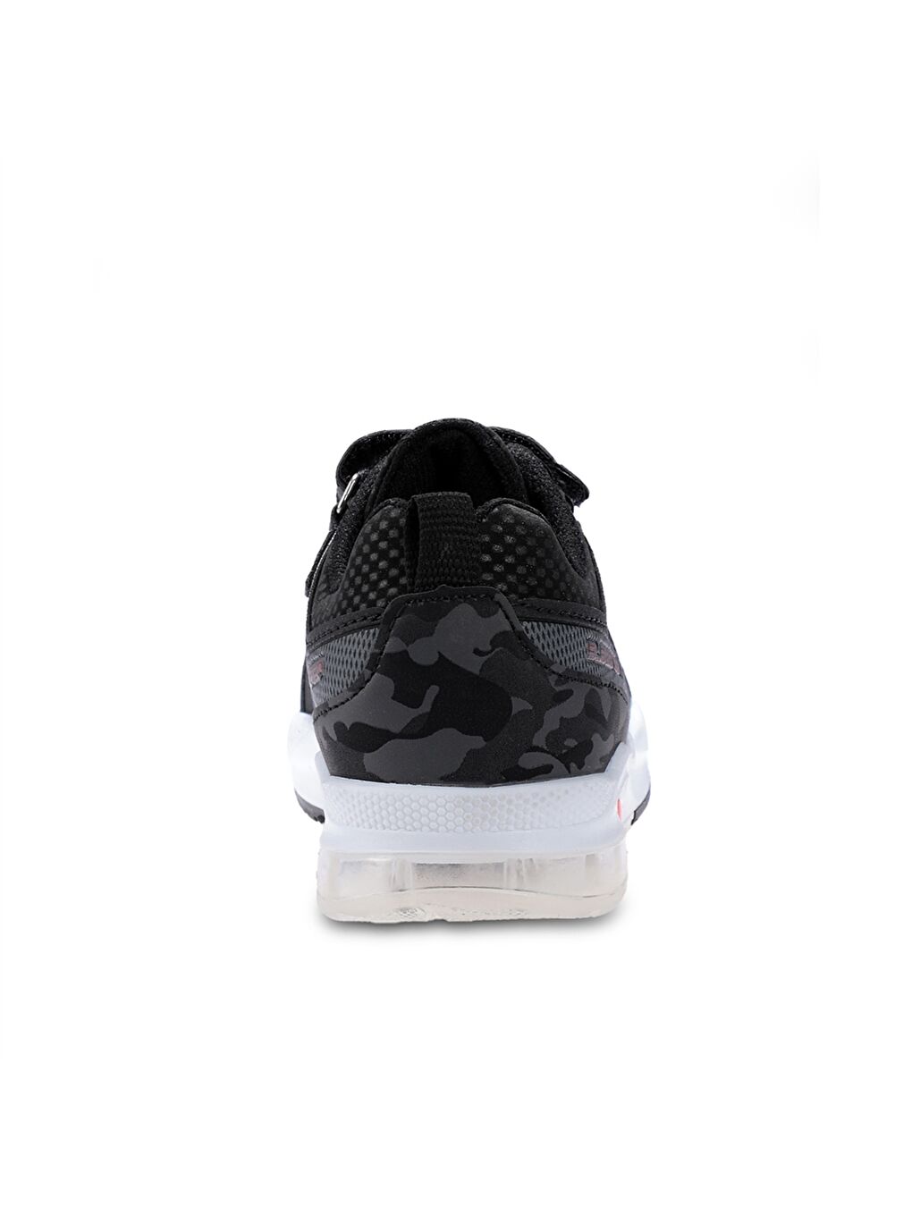 Siyah Baskılı Bağcık ve Cırt Cırtlı Erkek Çocuk Spor Ayakkabı-5