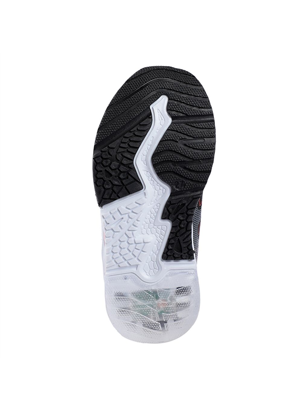 Siyah Baskılı Bağcık ve Cırt Cırtlı Erkek Çocuk Spor Ayakkabı-6