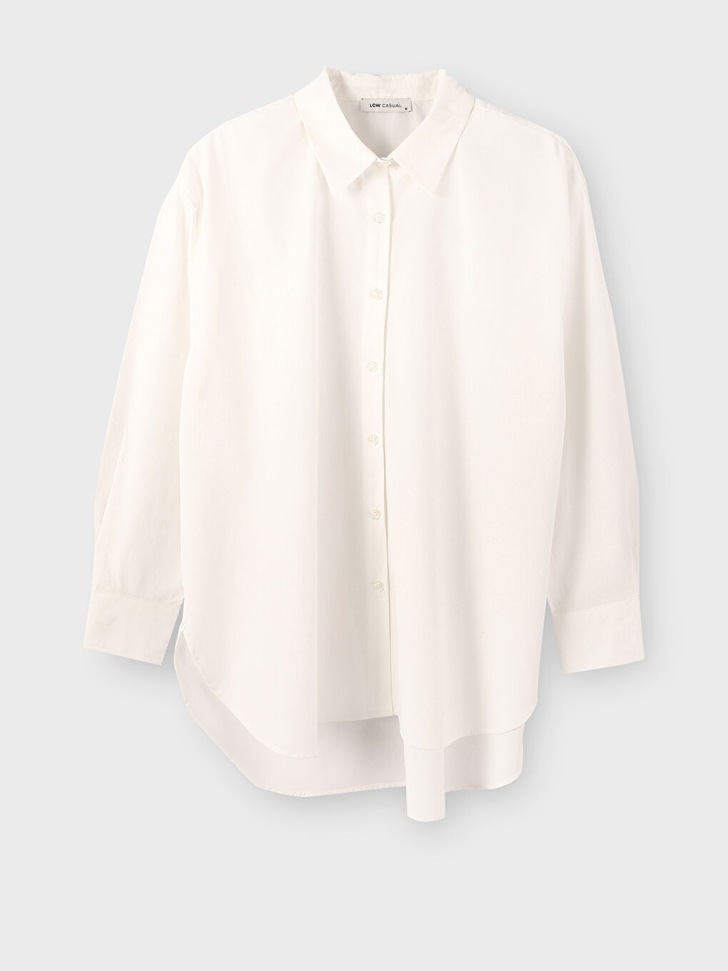 Long Sleeve Basic Poplin Women's Shirt