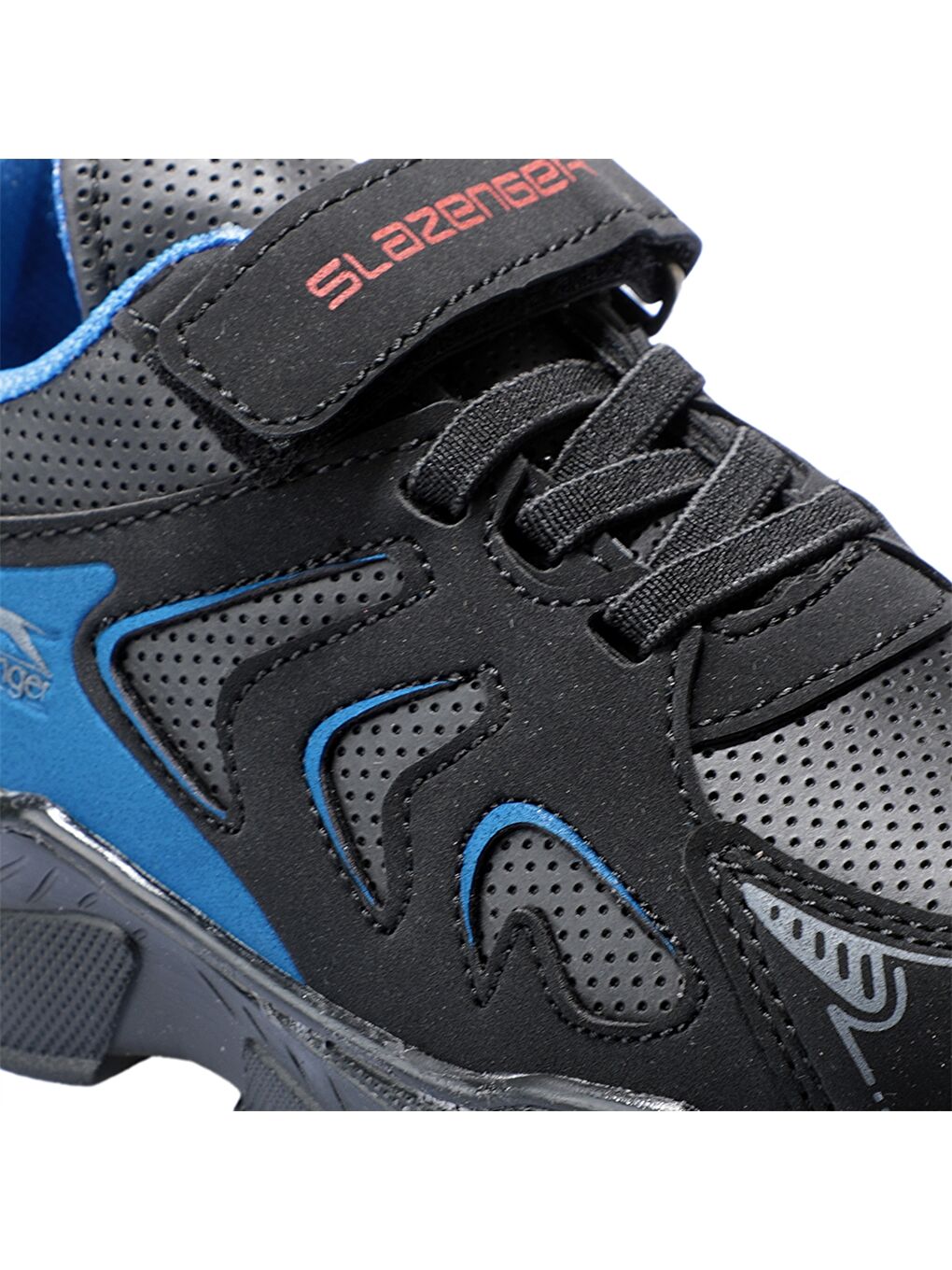 Siyah Bağcık ve Cırt Cırtlı Kız Çocuk Aktif Spor Ayakkabı-2