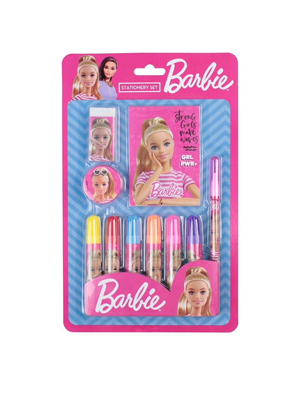 Barbie Lisanslı Çocuk Kırtasiye Seti