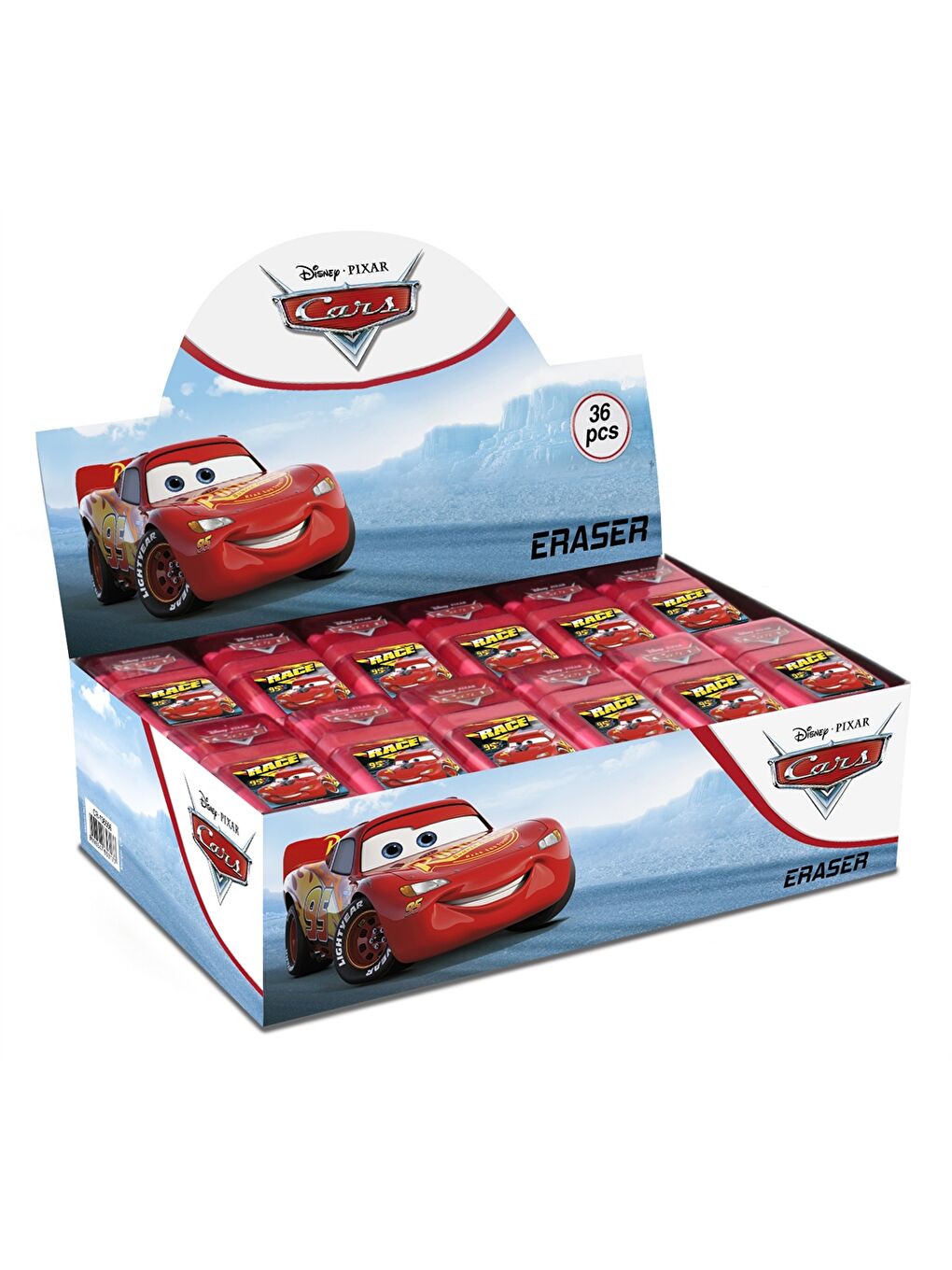 Cars Lisanslı Merdaneli Silgi