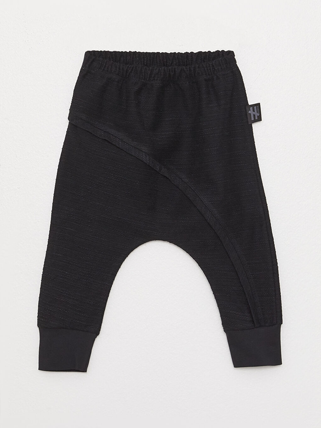 Siyah Kapüşonlu Uzun Kollu Unisex Bebek 2'li Takım-4