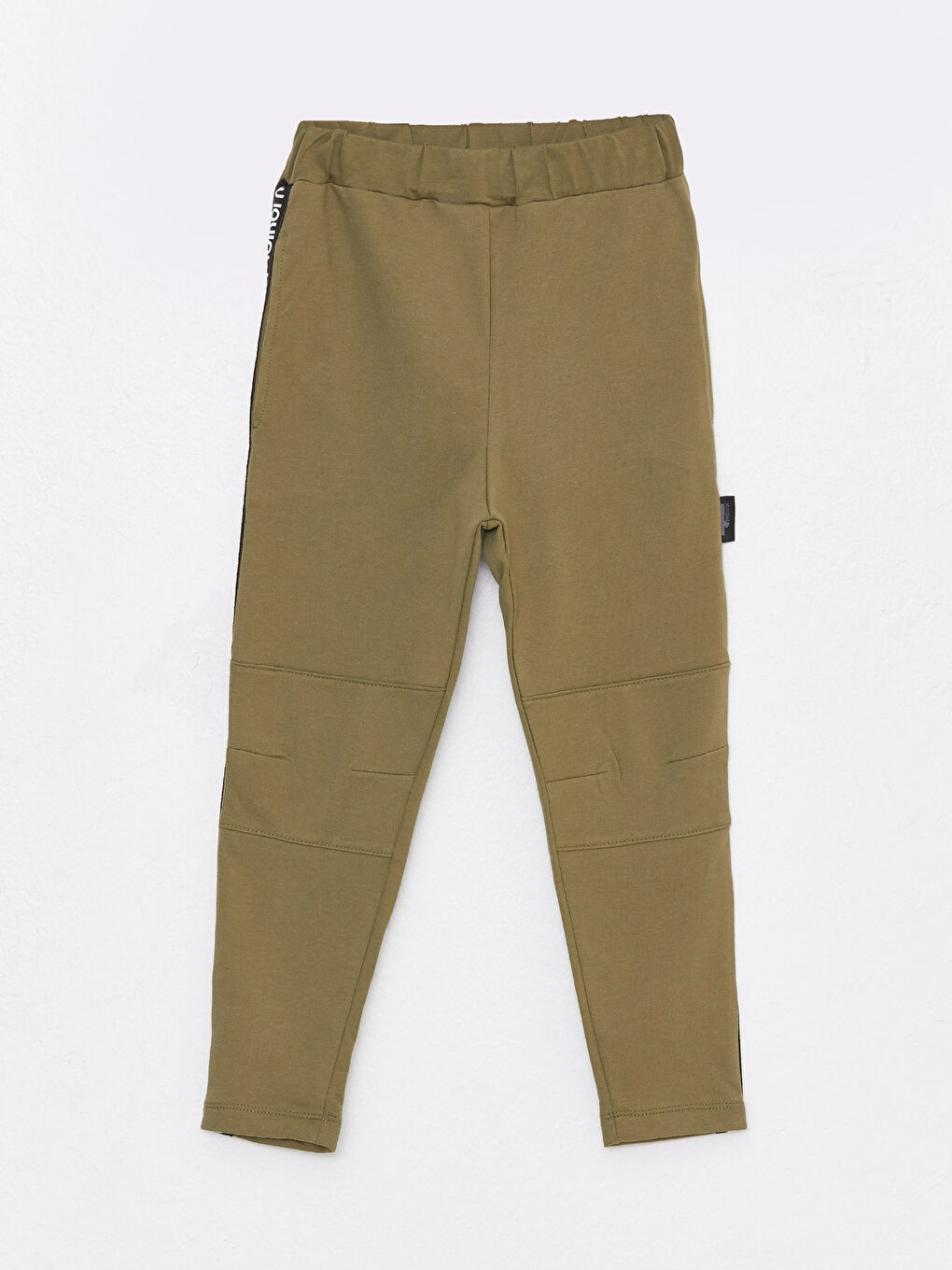 Haki Bisiklet Yaka Unisex Çocuk 2'li Takım-3