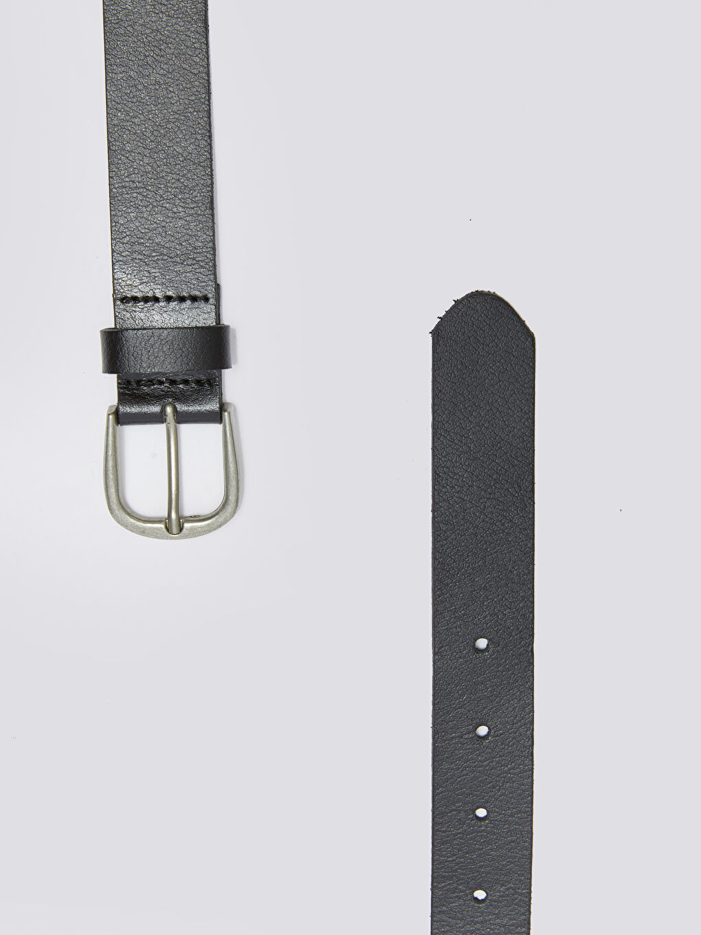 Siyah Düz Erkek Çocuk Kemer-2